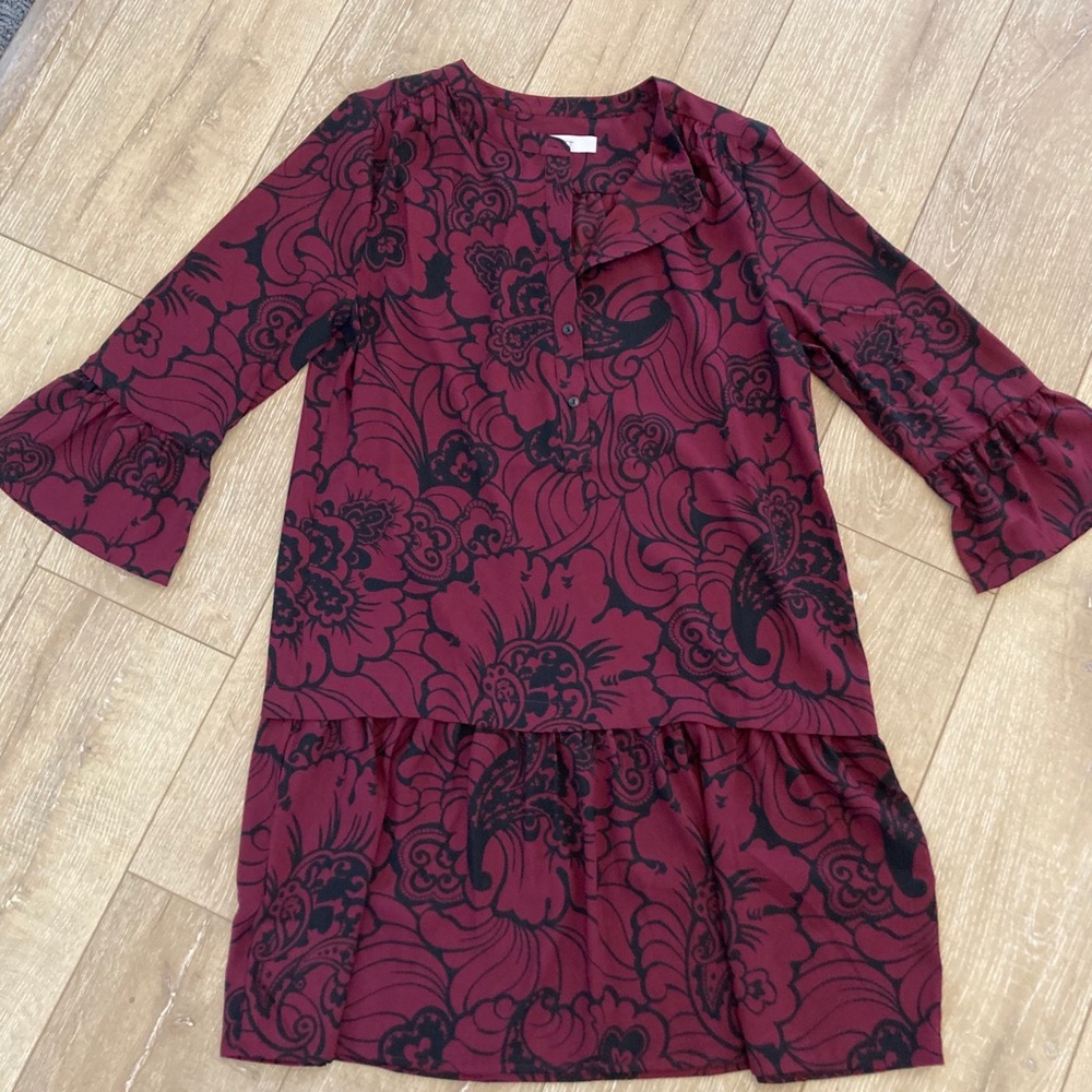 Loft drop waist dress M